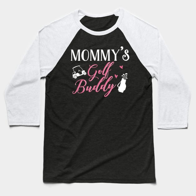 Golf Mom and Baby Matching T-shirts Gift Baseball T-Shirt by KsuAnn